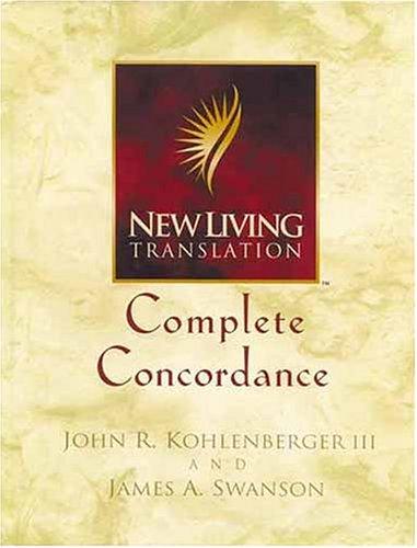 New Living Translation complete concordance