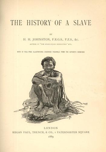 The history of a slave