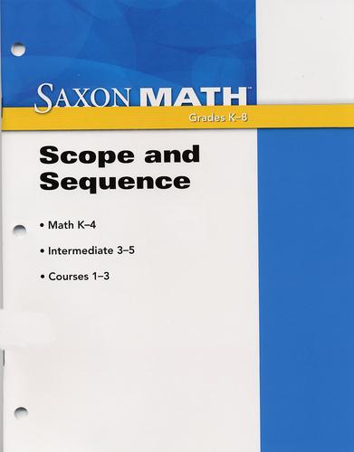 Saxon Math Grades K-8