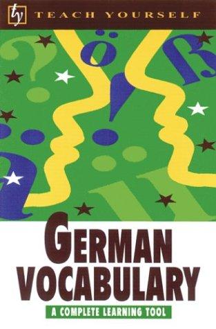 Teach Yourself German Vocabulary