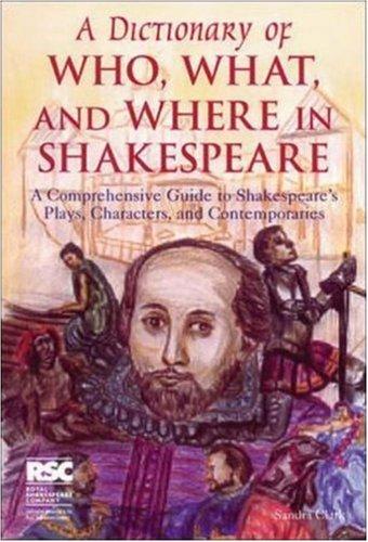 A dictionary of who, what, and where in Shakespeare