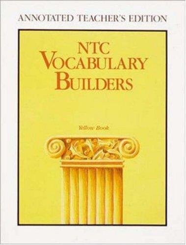 Vocabulary Builders Yellow Book