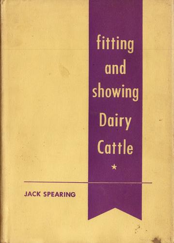 Fitting and showing dairy cattle