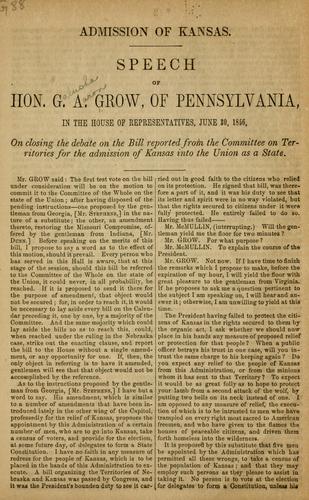 Admission of Kansas