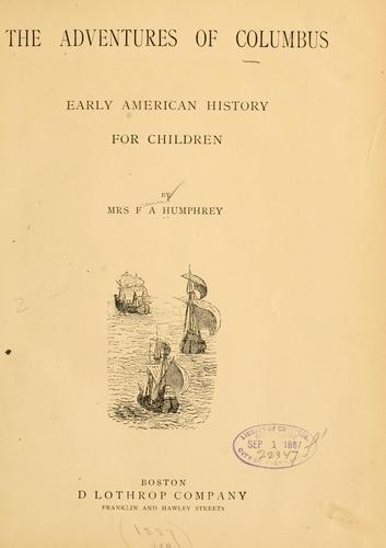 The adventures of Columbus
