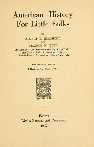 American history for little folks