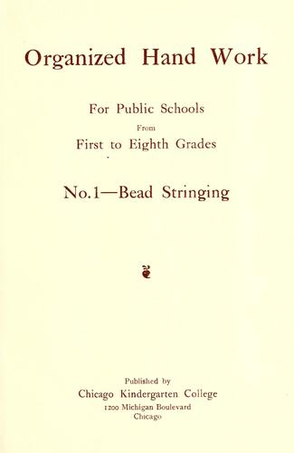 Bead stringing