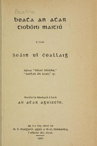 Beatha an athar Tiobóid Maitiú