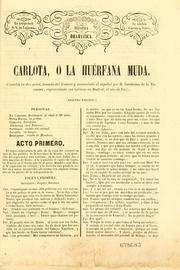 Carlota, o, La huérfana muda