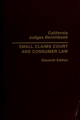 California judges benchbook.