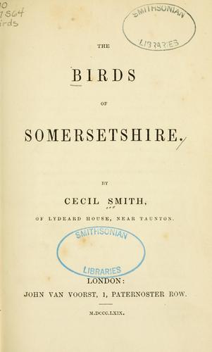 The birds of Somersetshire