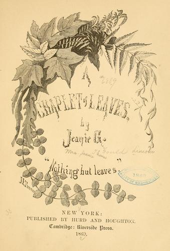 A chaplet of leaves
