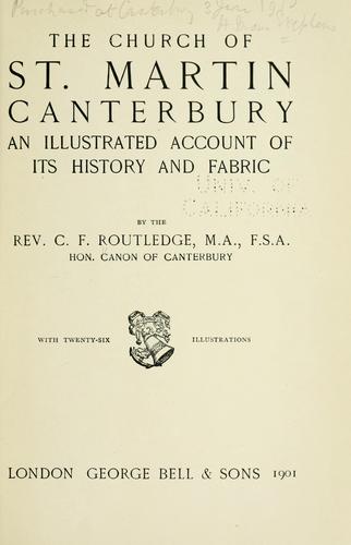 The church of St. Martin, Canterbury