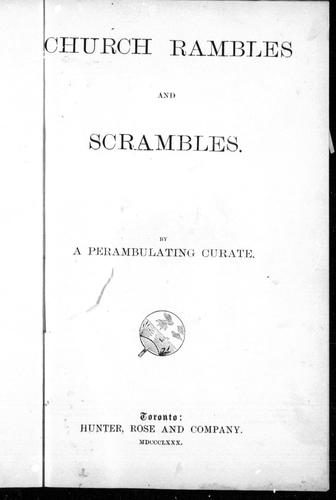 Church rambles and scrambles