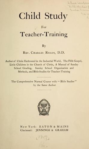 Child study for teacher-training