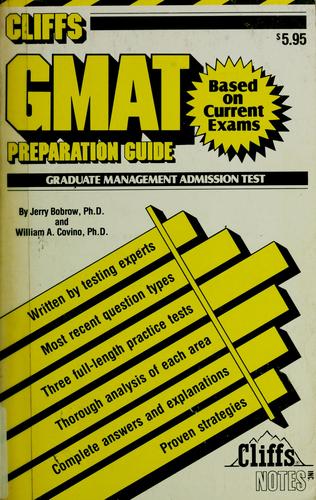 Cliffs graduate management admission test preparation guide