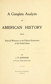 A complete analysis of American history