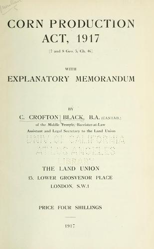 Corn production act, 1917 <7 and 8 Geo. 5, ch. 46>