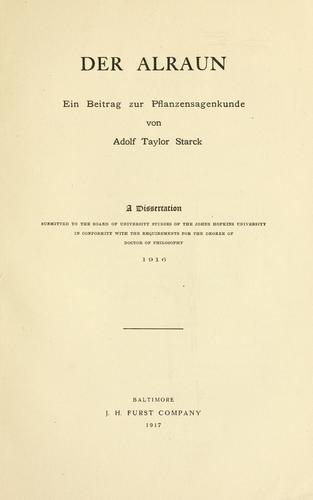 Der Alraun