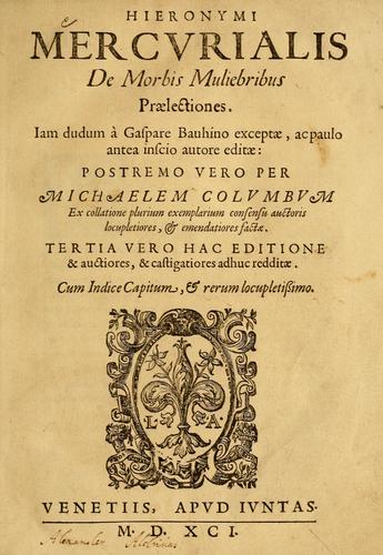 De morbis muliebribus praelectiones