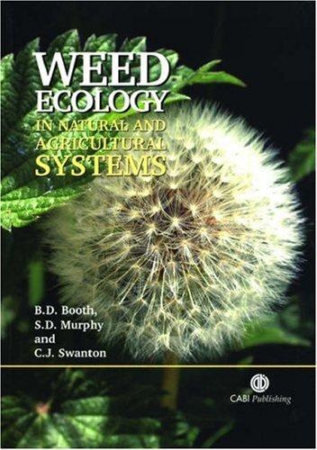 Weed ecology in natural and agricultural systems