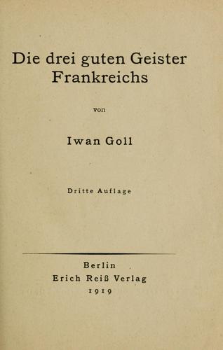 Die drei guten Geister Frankreichs