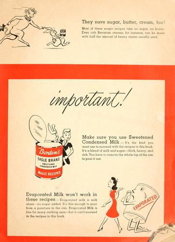 Borden's Eagle Brand magic recipes.
