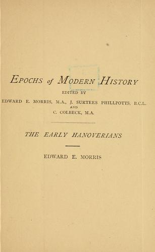 The early Hanoverians