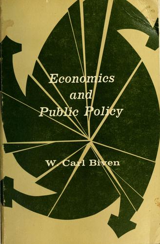 Economics and public policy