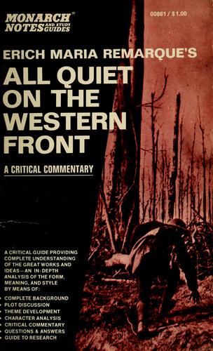 Remarque's All quiet on the western front