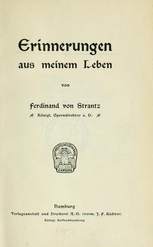 Erinnerungen aus meinem Leben