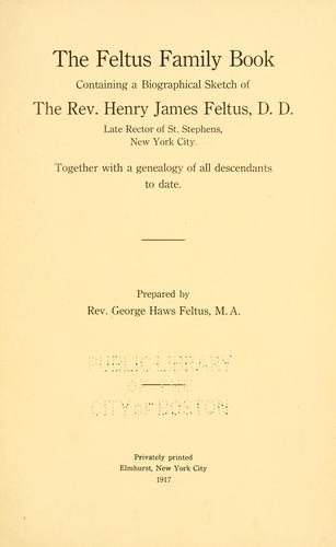 The Feltus family book