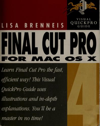 Final Cut Pro 4 for Mac OS X