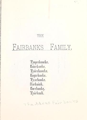 The Fairbanks family