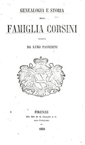 Genealogia e storia della famiglia Corsini