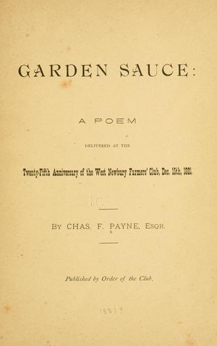 Garden sauce