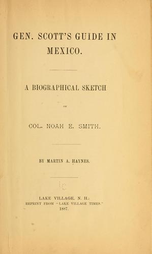 Gen. Scott's guide in Mexico