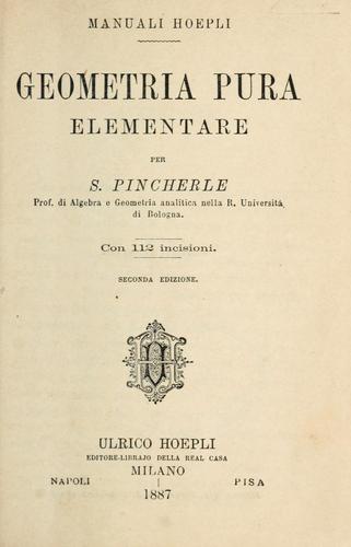 Geometria pura elementare