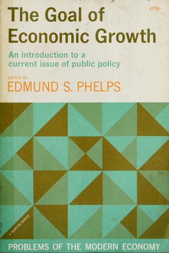 The goal of economic growth: sources, costs, benefits