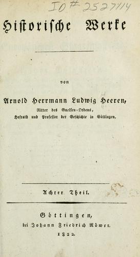 Handbuch der Geschichte des europaischen Staatensystems und seiner Colonieen