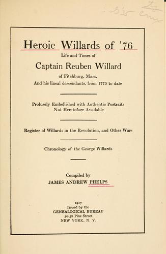 Heroic Willards of '76