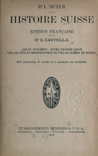 Histoire Suisse