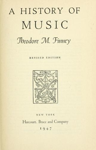 A history of music