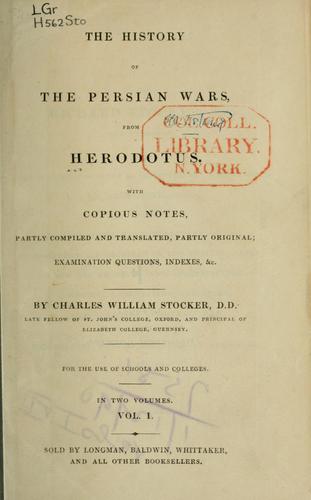 The history of the Persian wars