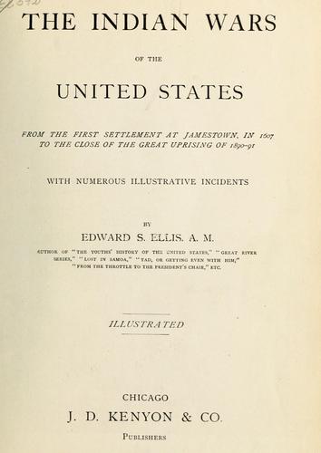 The Indian wars of the United States