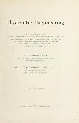 Hydraulic engineering