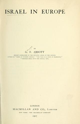 Israel in Europe