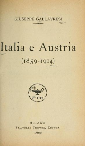 Italia e Austria (1859-1914)