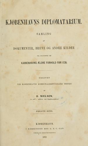 Kjobenhavns diplomatarium