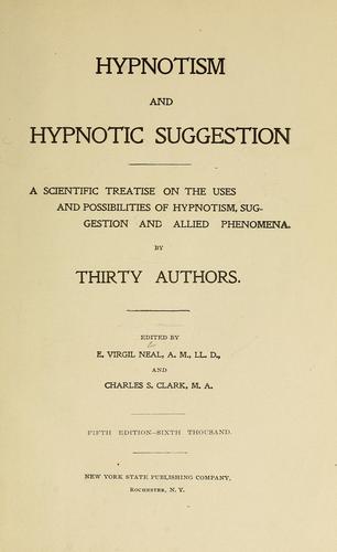 Hypnotism and hypnotic suggestion